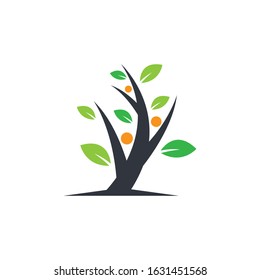 Ecology logo vector icon illustration design
