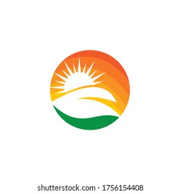 Ecology logo vector icon illustration design