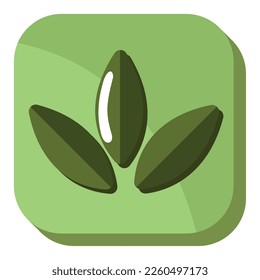 diseño aislado de icono de aplicación móvil de ecología