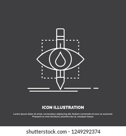 Ecology, monitoring, pollution, research, science Icon. Line vector symbol for UI and UX, website or mobile application