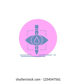 Ecology, monitoring, pollution, research, science Glyph Icon.