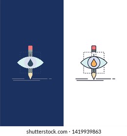 Ecology, monitoring, pollution, research, science Flat Color Icon Vector