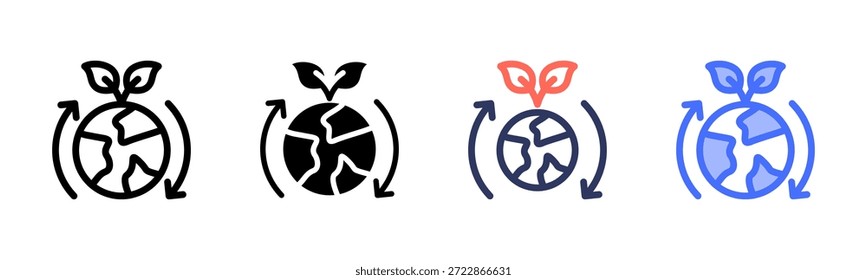 Ecology Multi Style Icon Set