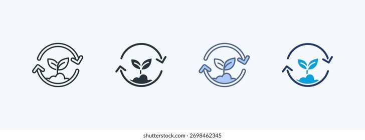 Ecology Multiple Style Icon Collection