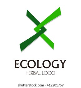 Ecology natural mountain triple triangle logo element line design vector shape symbol icon template abstract