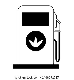ecology nature environment save, nature energy gasoline cartoon vector illustration graphic design