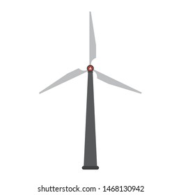 ecology nature environment save, wind turbine nature energy cartoon vector illustration graphic design