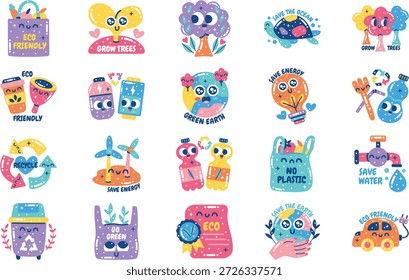Ecology And Nature Illustrations Vector Illustration. Illustration symbol design template for web mobile UI element.