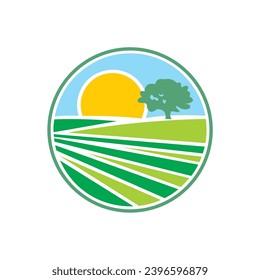 ecology nature landscape farm vector
