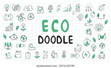 ecology. nature. protection of nature. trees. water. petrol. pack. biodegradable items. preserve nature. environment protection. EPS 10. on a white background. black color. lines. doodle. actual. curr