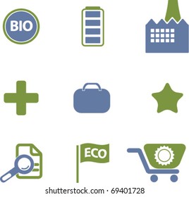 ecology & nature signs. vector