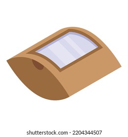 Ecology pack icon. Isometric of ecology pack vector icon for web design isolated on white background