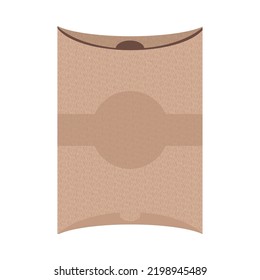 icono de simulación de envoltura de empaque de ecología