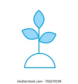 ecology plant isolated icon