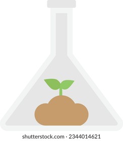 Ecology Plant Leaf  Flat Illustration