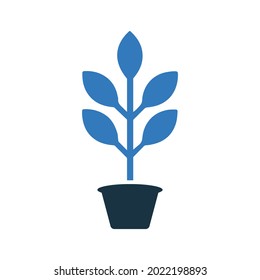 Ecology, pot plant icon. Well organized and editable Vector.