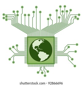 Ecology Processor Earth Ornament