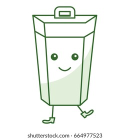ecology recycle bin isolated icon