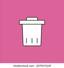 ecology recycle bin vector icon design 