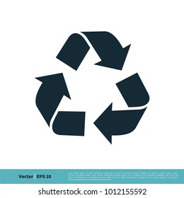 Ecology, Recycle Icon Vector Logo Template Illustration Design. Vector EPS 10.