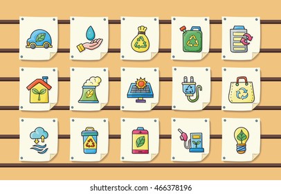 Ecology and recycle icons set,eps10