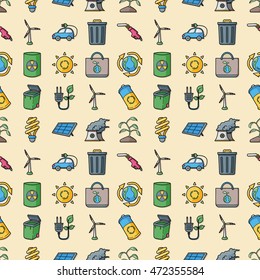 Ecology and recycle icons set,eps10