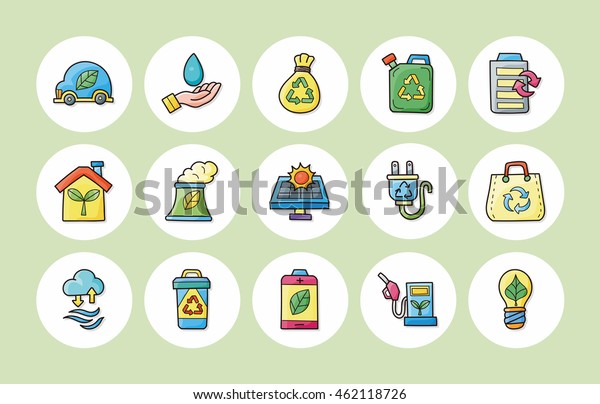 Ecology and recycle icons
set,eps10