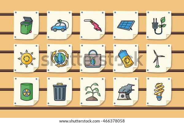 Ecology and recycle icons\
set,eps10