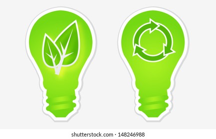 Ecology and Recycle Labels Collection