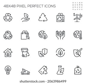 Protection Security Vector Line Icons Set Stock Vector (Royalty Free ...