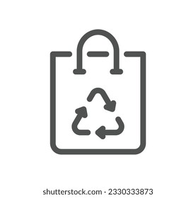 Ecology related icon outline and linear vector.