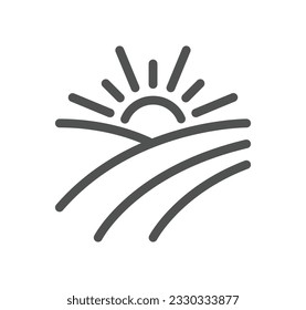 Ecology related icon outline and linear vector.
