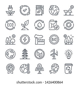 Chemistry Laboratory Related Line Icon Set Stock Vector (Royalty Free ...