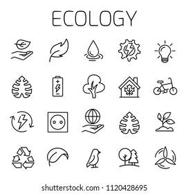 Green Energy Icon Set Suitable Info Stock Vector (royalty Free) 347505005