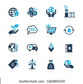 Ecology & Renewable Energy Icons // Azure Series