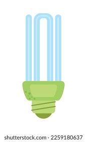 ecology saving bulb isolated icon
