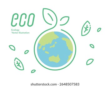 Ecology SDGs image vector illustration