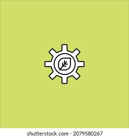 ecology setting vector icon design 