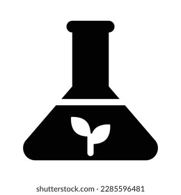 ecology solid icon illustration vector graphic 