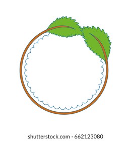 Ecology stamp emblem