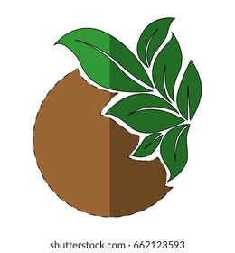 Ecology stamp emblem
