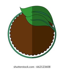 Ecology stamp emblem
