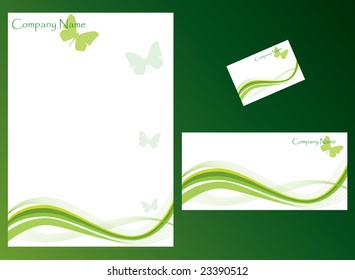 Ecology stationery set