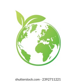 ecology symbol. green global environment concept, sign and symbol.