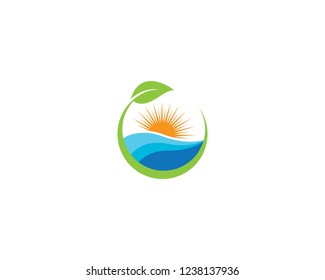 Ecology symbol illustration design