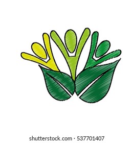 ecology symbol isolated icon vector illustration design