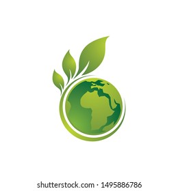 Ecology symbol vector icon illustration