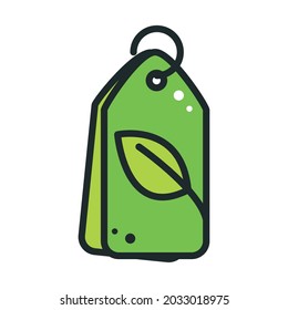 ecology tags product icon isolated