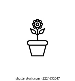 Icono de tema ecológico adecuado para aplicaciones, web o decoración adicional en tu proyecto