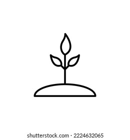 Ecology theme icon suitable for app, web or additional decoration in your project